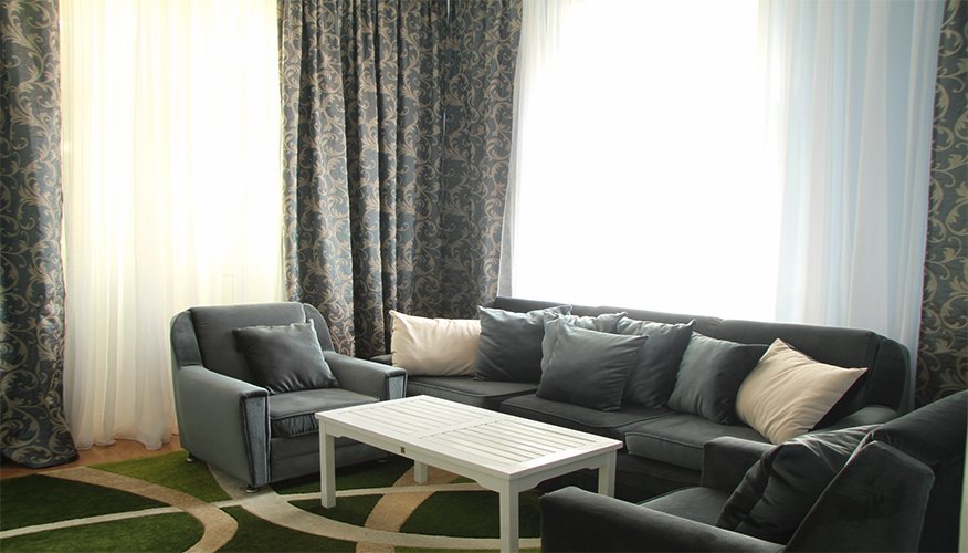 Долгосрочная и краткосрочная аренда в Кишиневе: 2 комнаты, 1 спальня, 52 m²