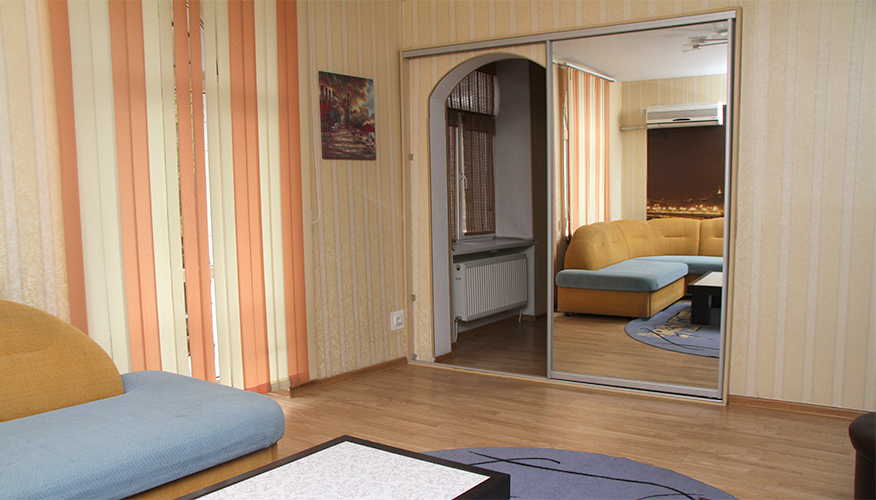 Unterkunft in der Innenstadt von Chisinau: 2 Zimmer, 1 Schlafzimmer, 43 m²